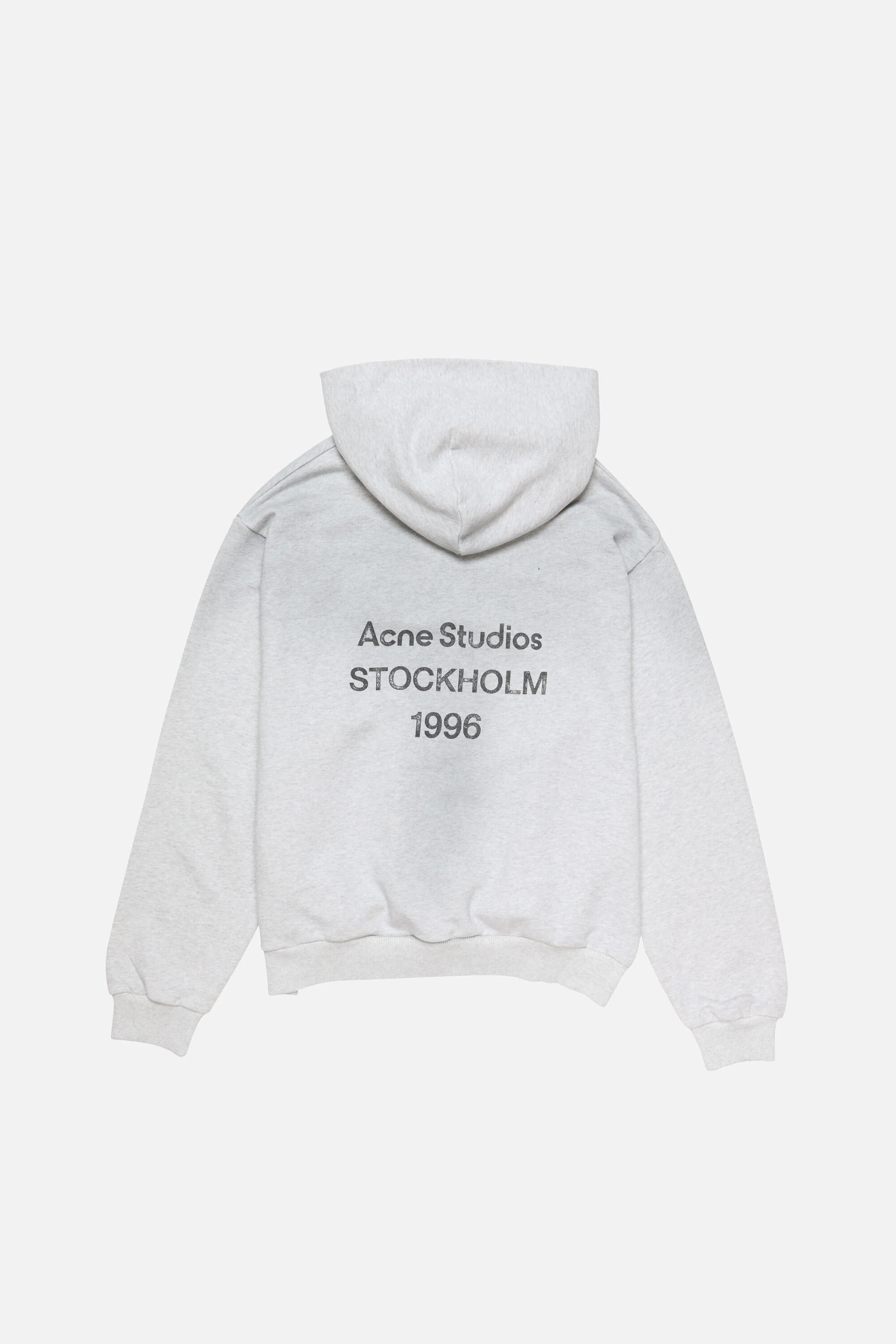 Logo hooded sweater - Pale Grey Melange - 6