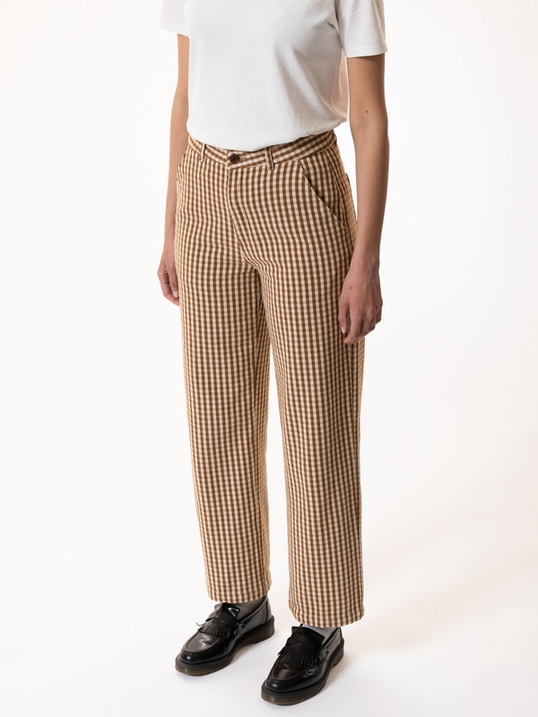 Willa Pants Gingham Oak - 6