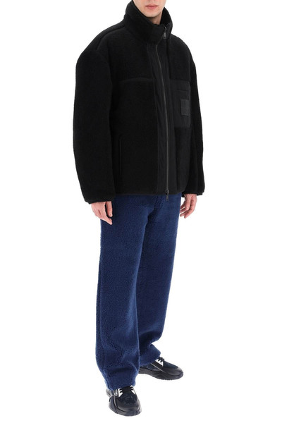 FENDI WOOL SILK TEDDY TROUSERS outlook