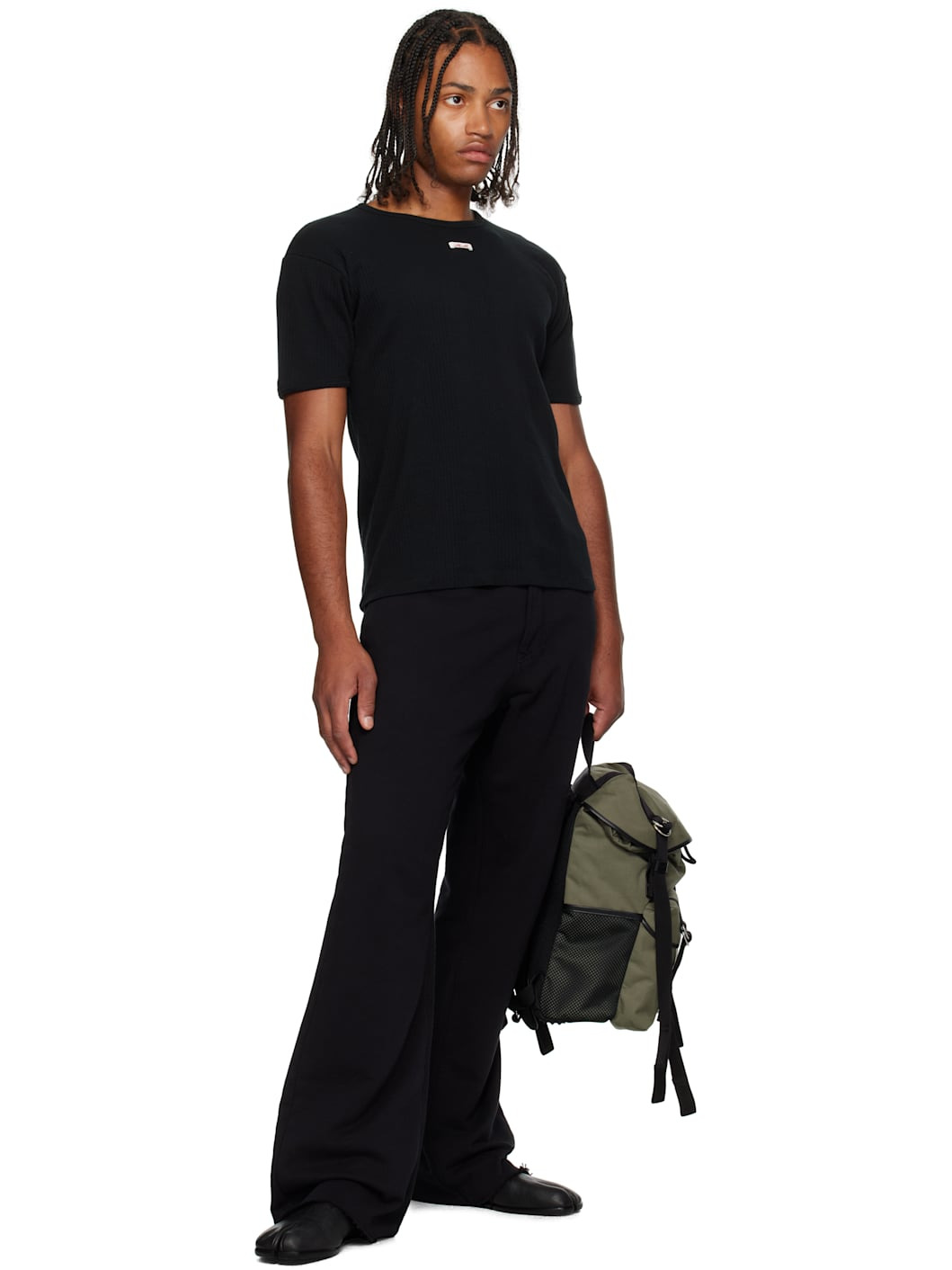 Khaki High Tech Medium Backpack - 4