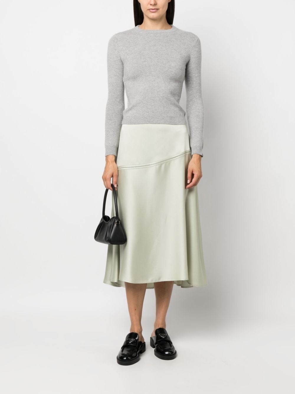crew-neck ribbed-knit jumper - 2