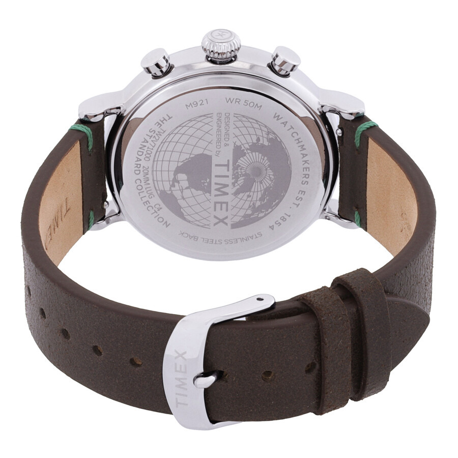 Timex - Timex Standard Chronograph Quartz Green Dial Men's Watch TW2V71000 - 3