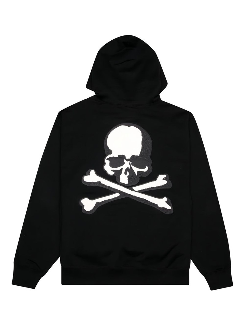 mastermind JAPAN skull-appliqué hoodie outlook