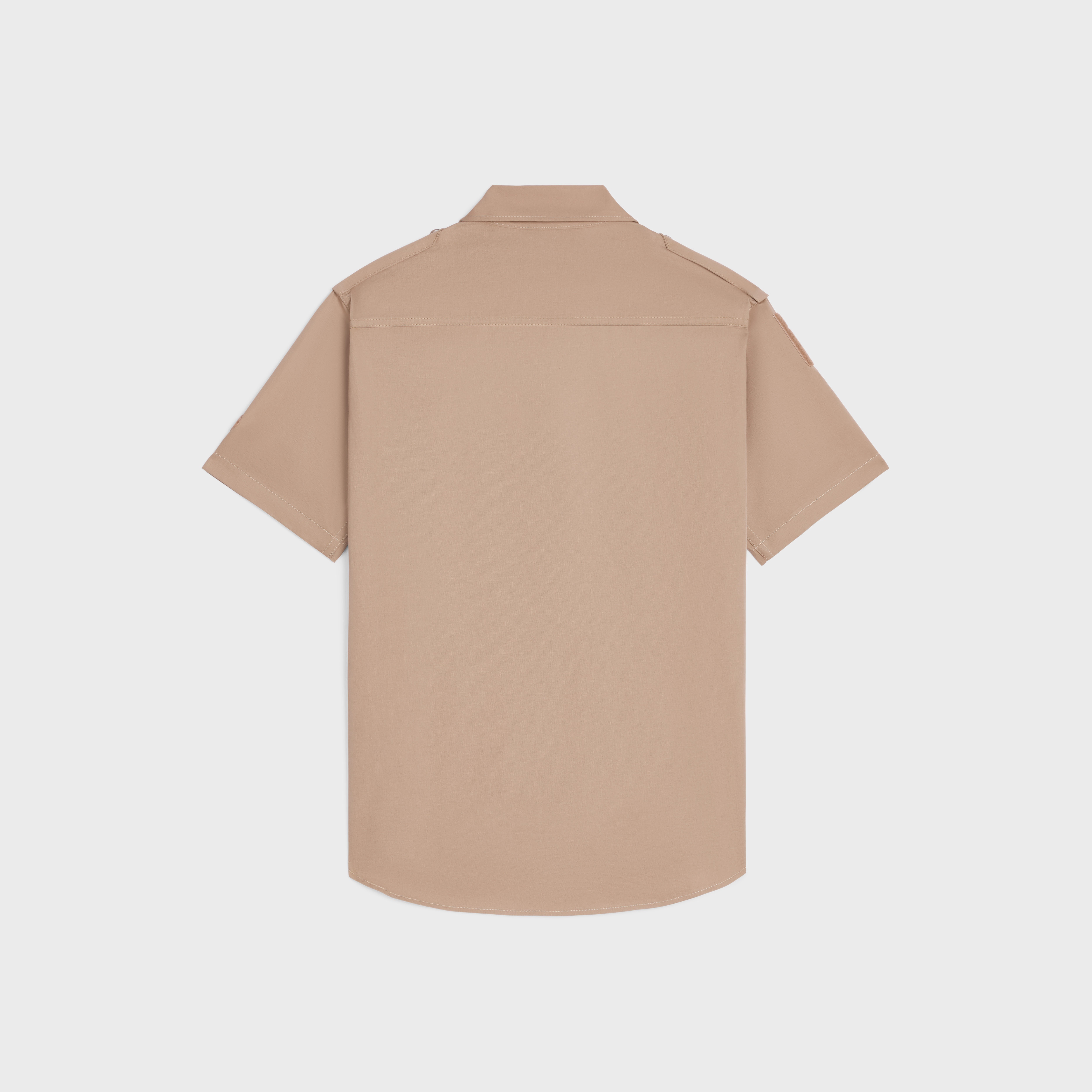 Velcro shirt in cotton linen - 2