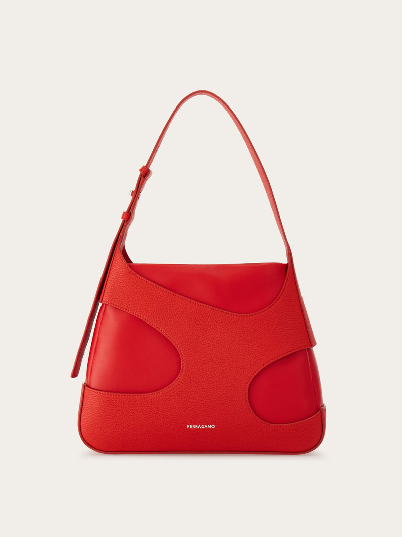 Shoulder bag with cut-out detailing (M) 1