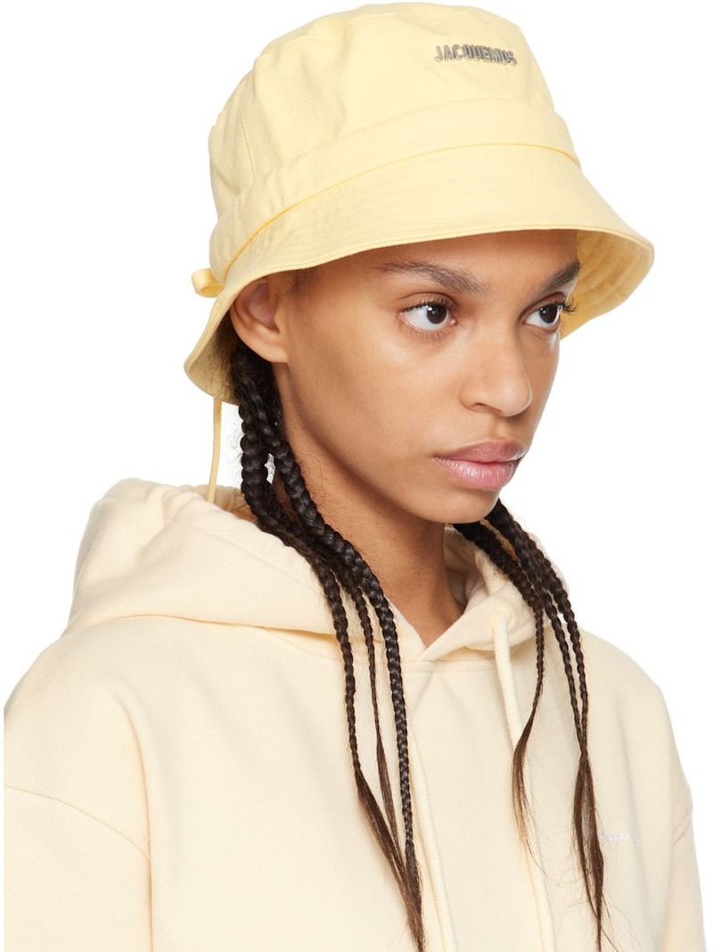 JACQUEMUS Yellow 'The Gadjo' Bucket Hat outlook