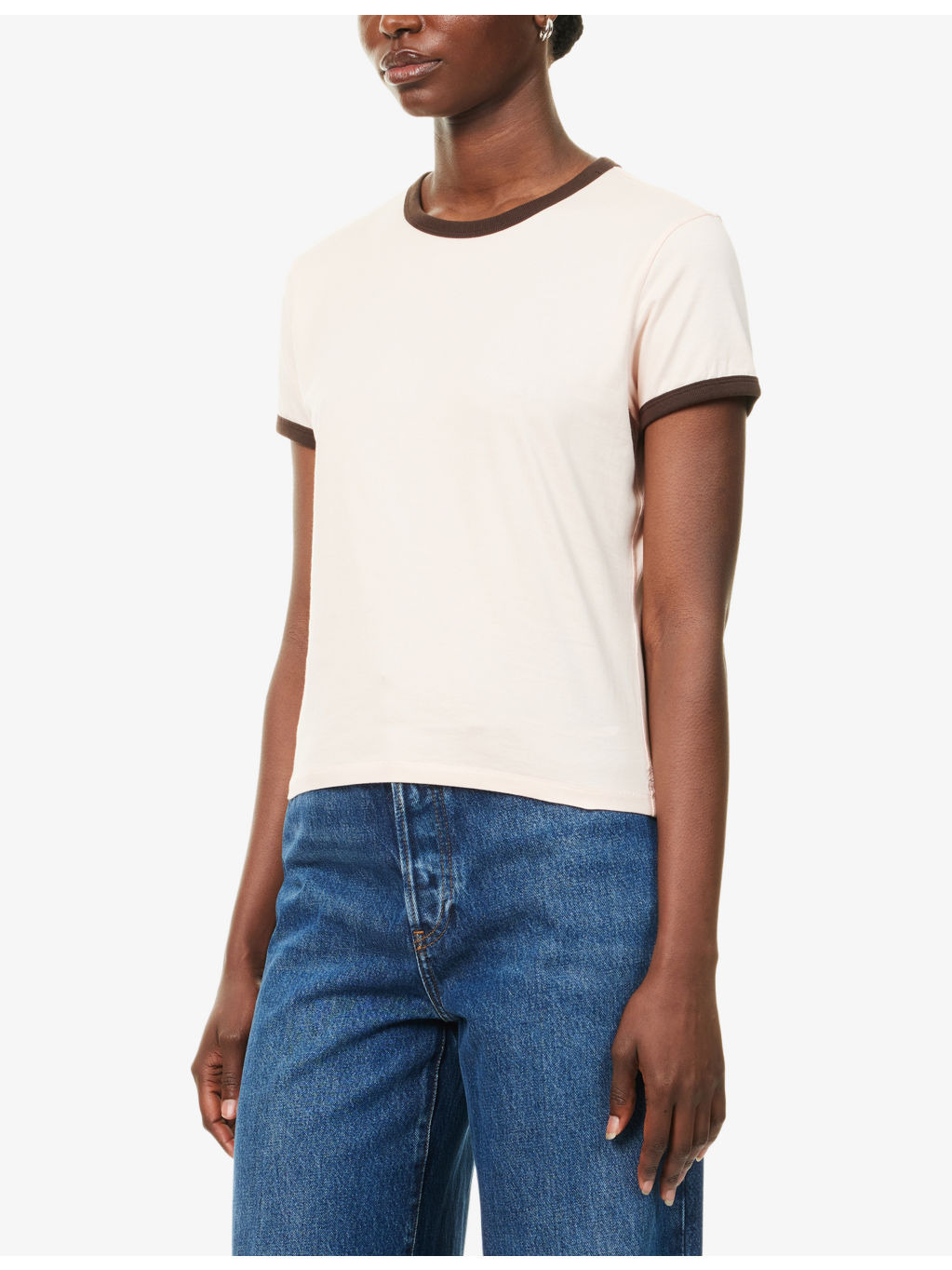 The Ringer Baby Tee Cotton-Jersey T-Shirt - 3
