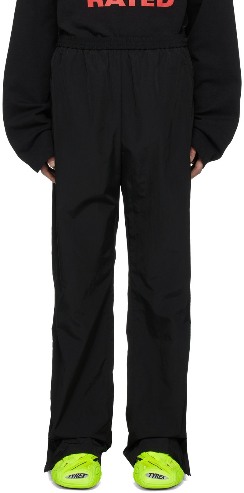 Black Tracksuit Lounge Pants 1