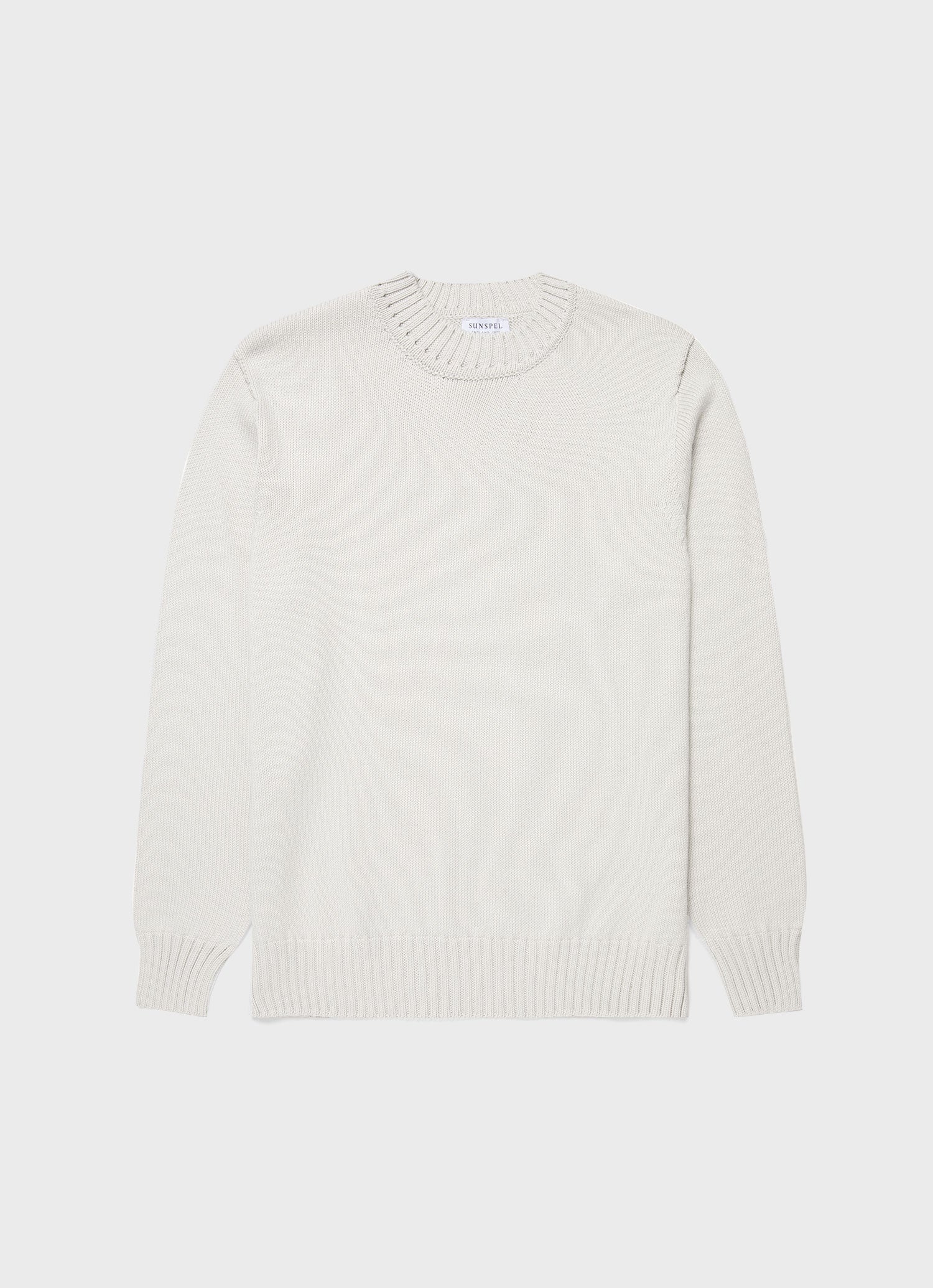 Cotton Crew Neck Jumper - 1