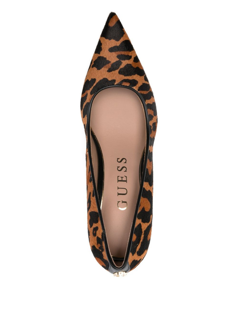 85mm Decollete Prindy leopard-print pumps 4