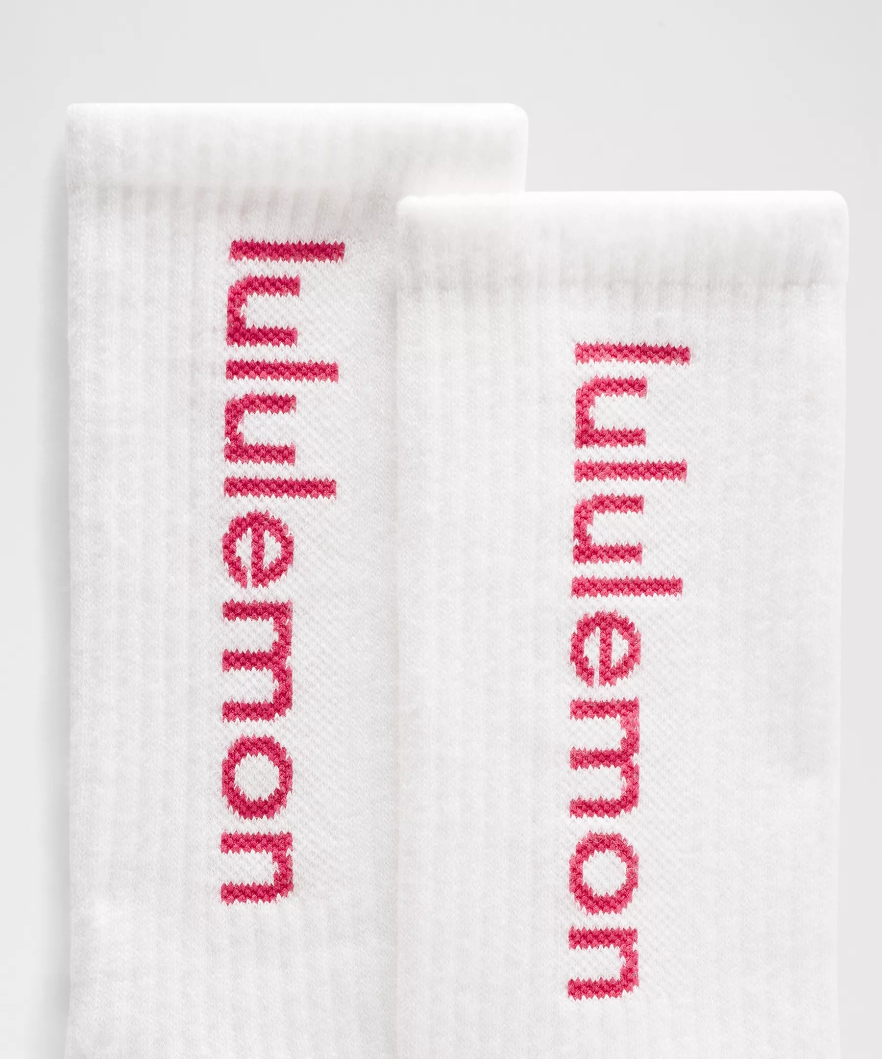 Unisex Daily Essential Crew Socks *Wordmark - 2