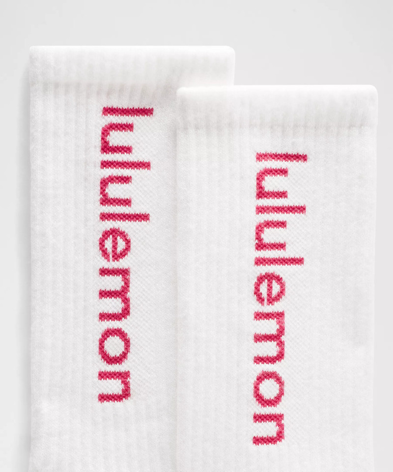 lululemon Unisex Daily Essential Crew Socks *Wordmark outlook