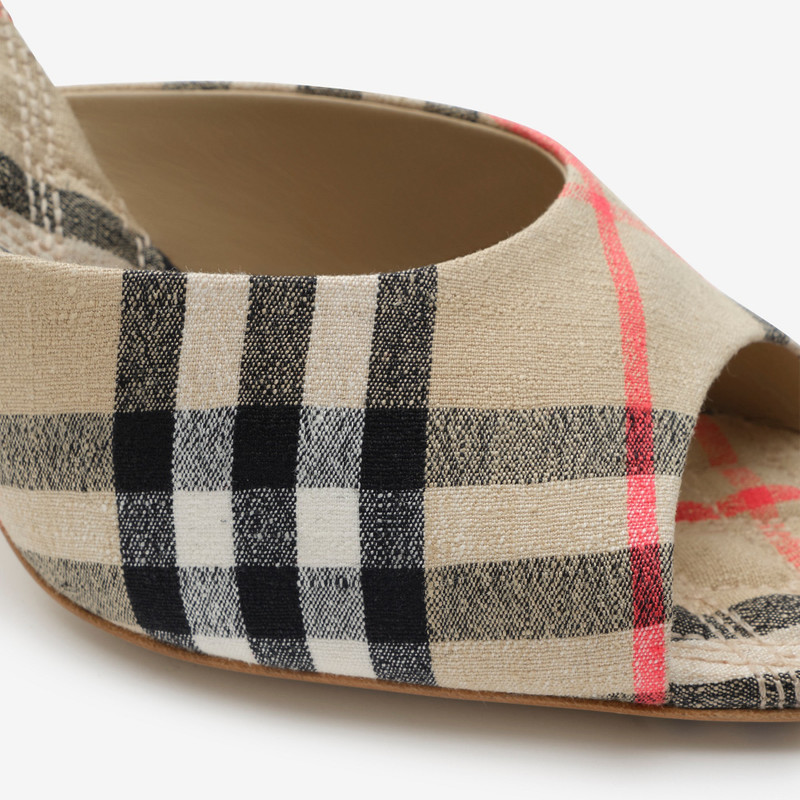 Check Mews High Sandals​ 6