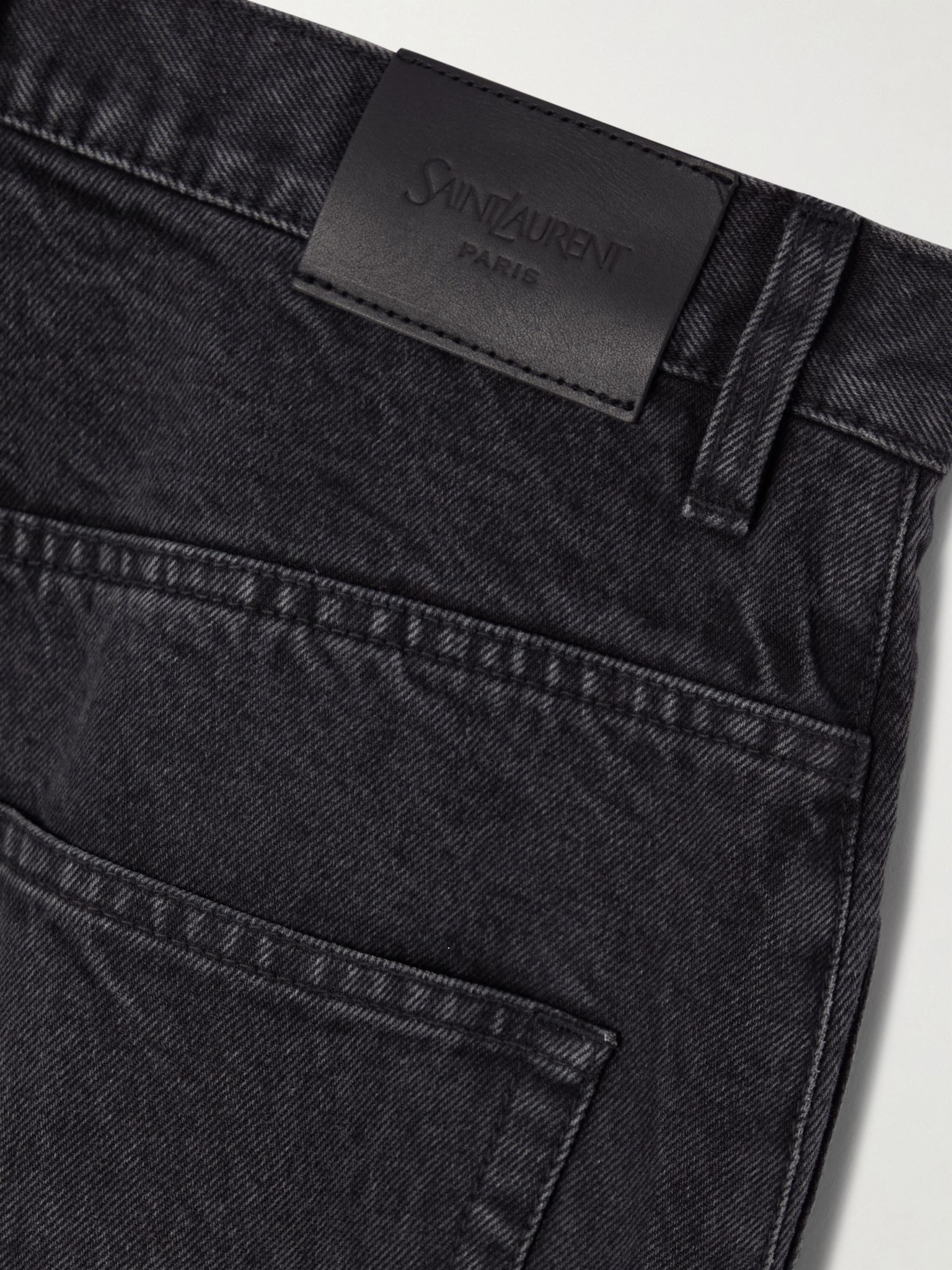 High-rise tapered jeans Black - 6