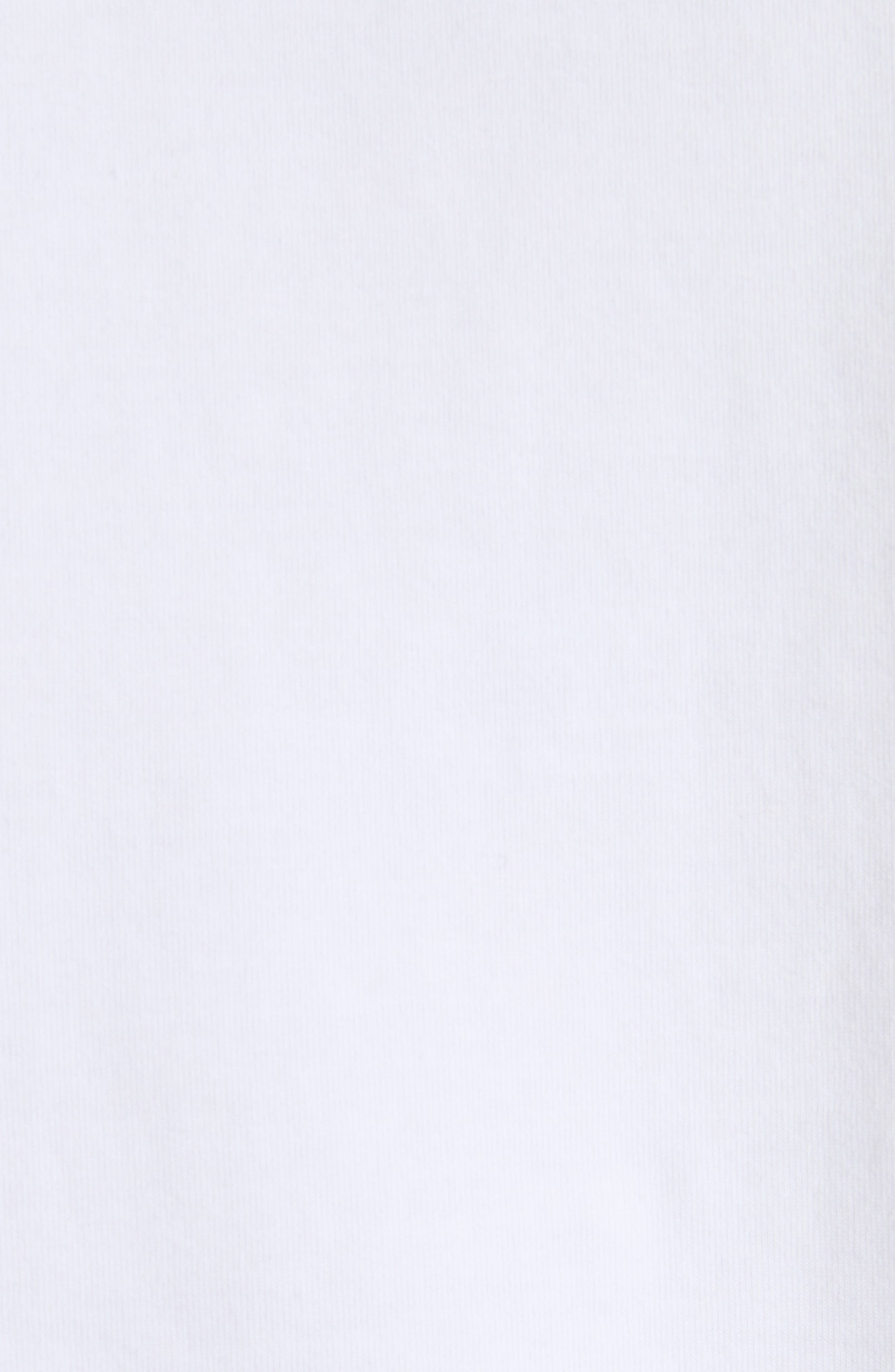 McQueen Corset Detail T-Shirt in Optical White at Nordstrom - 6