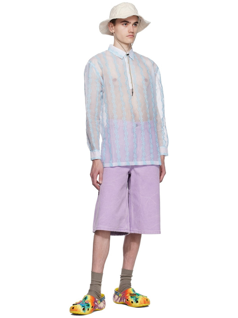 SKY HIGH FARM WORKWEAR White Boticelli Shirt outlook