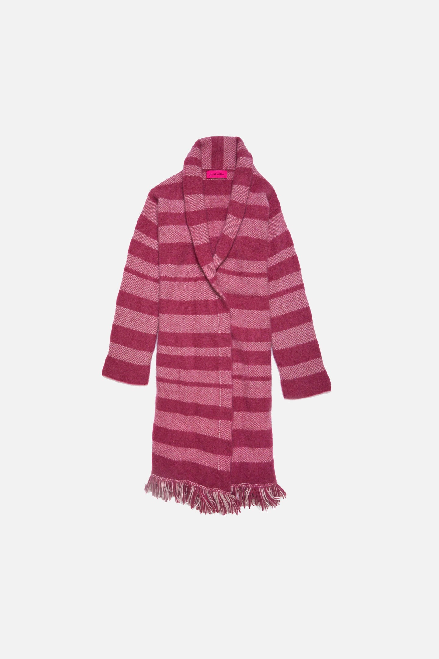 SUBWAY STRIPE WOMEN'S FRINGE ROBE - 1