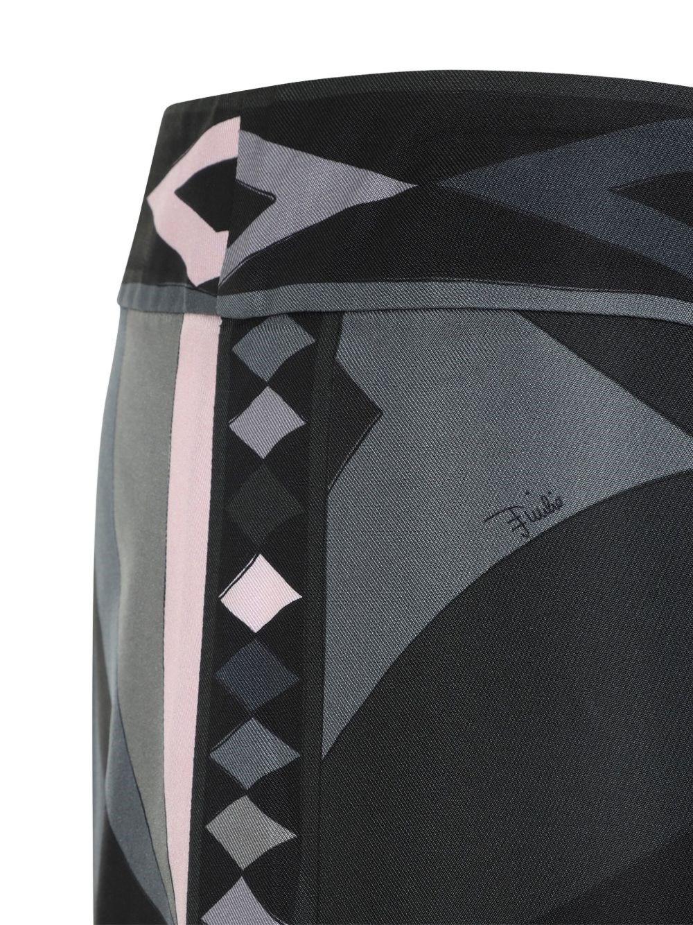 Printed silk trousers - 4
