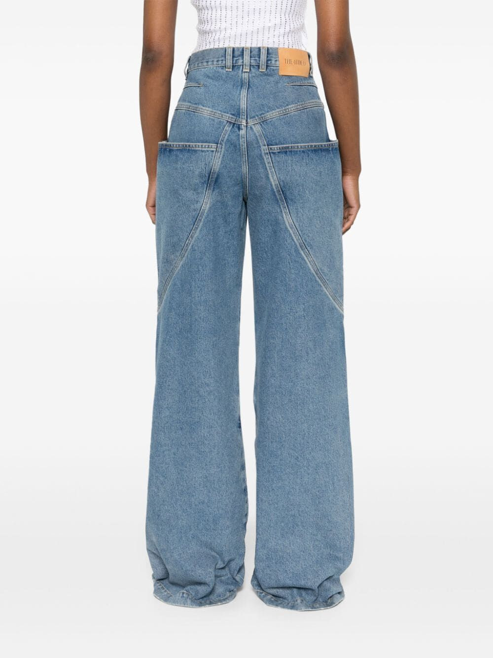 The Attico Women Long Trousers Denim - 5