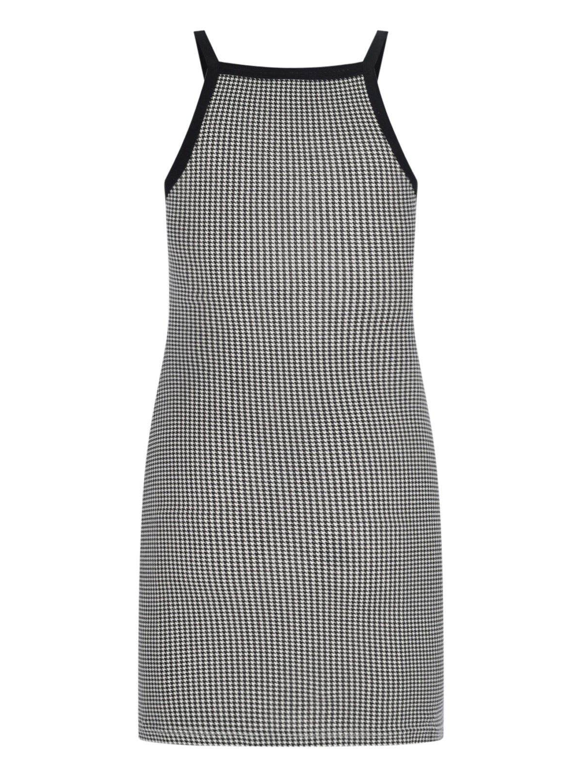 HOUNDSTOOTH MINI DRESS - 2