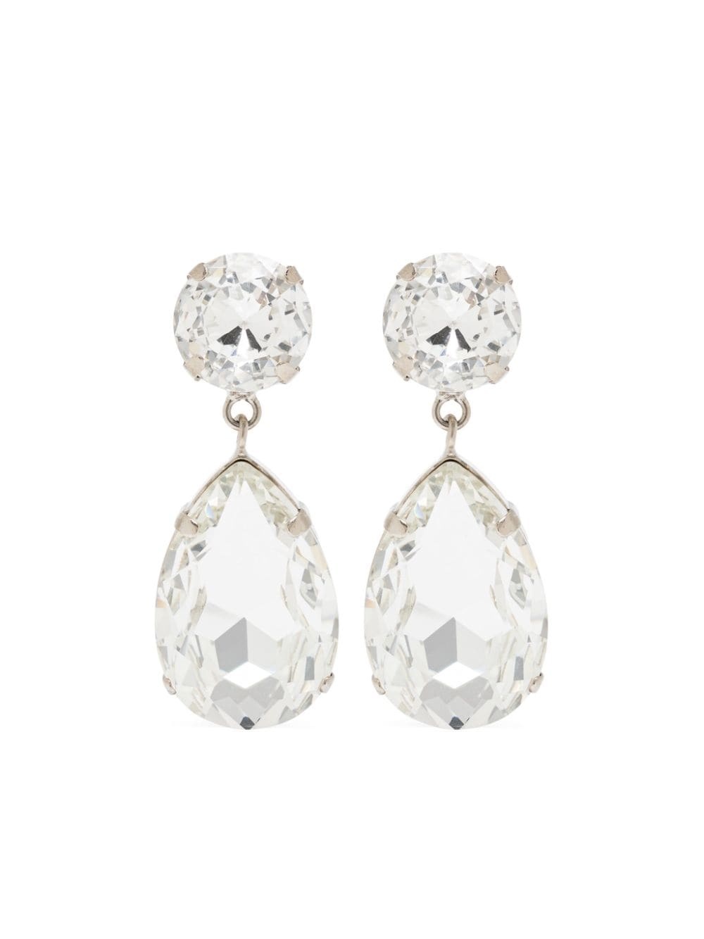 drop glass-crystal earrings - 1
