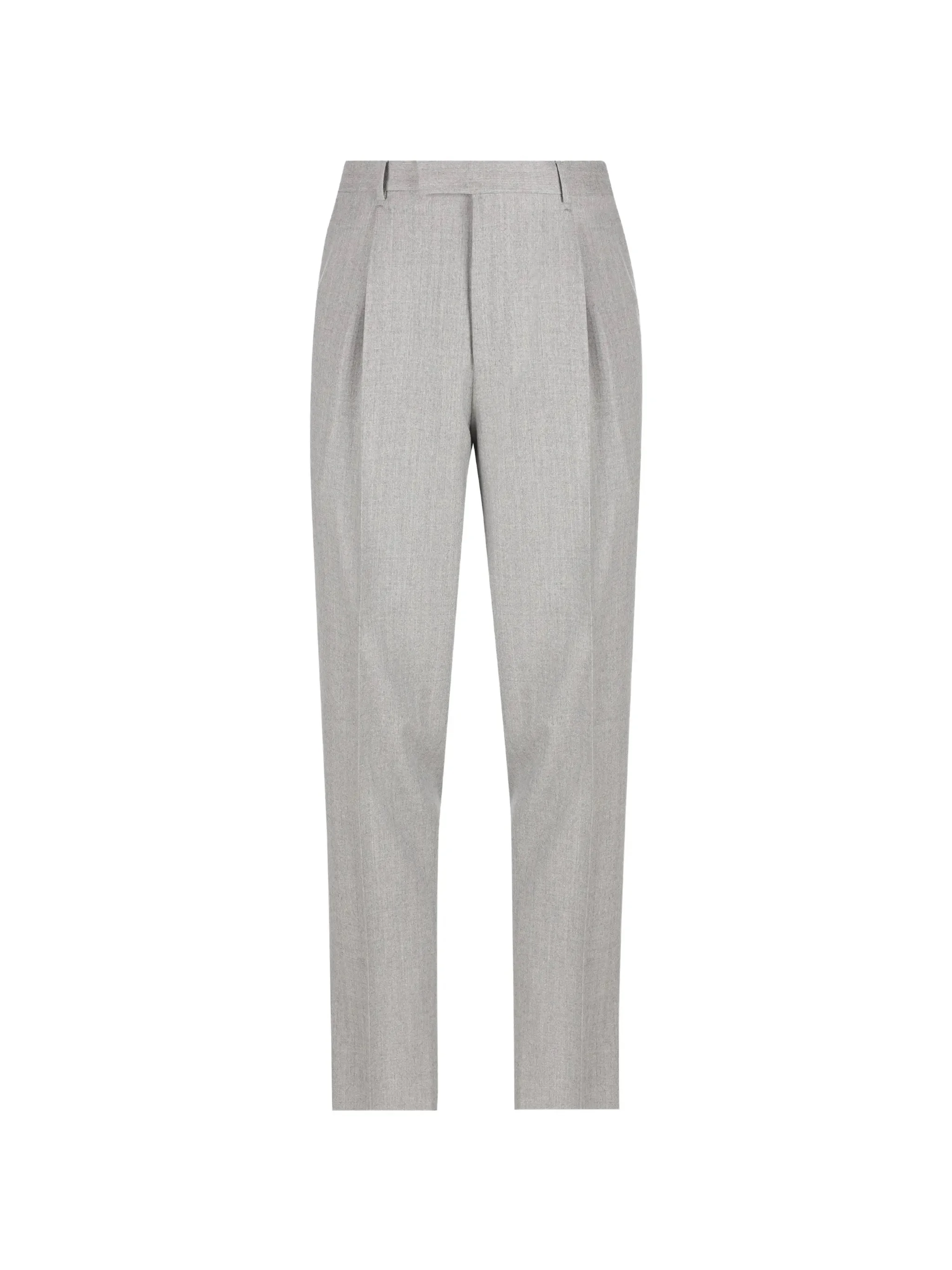 Zegna Pleated Tapered Trousers - 1