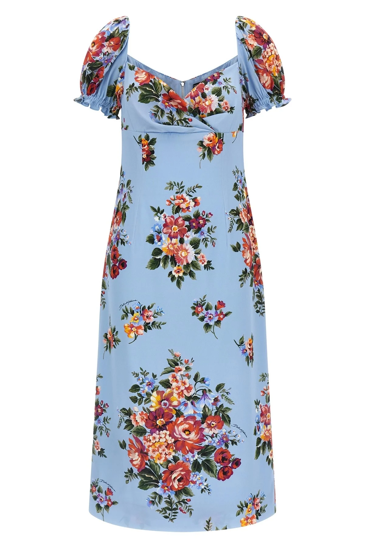 'Mazzo di fiori' print dress - 1