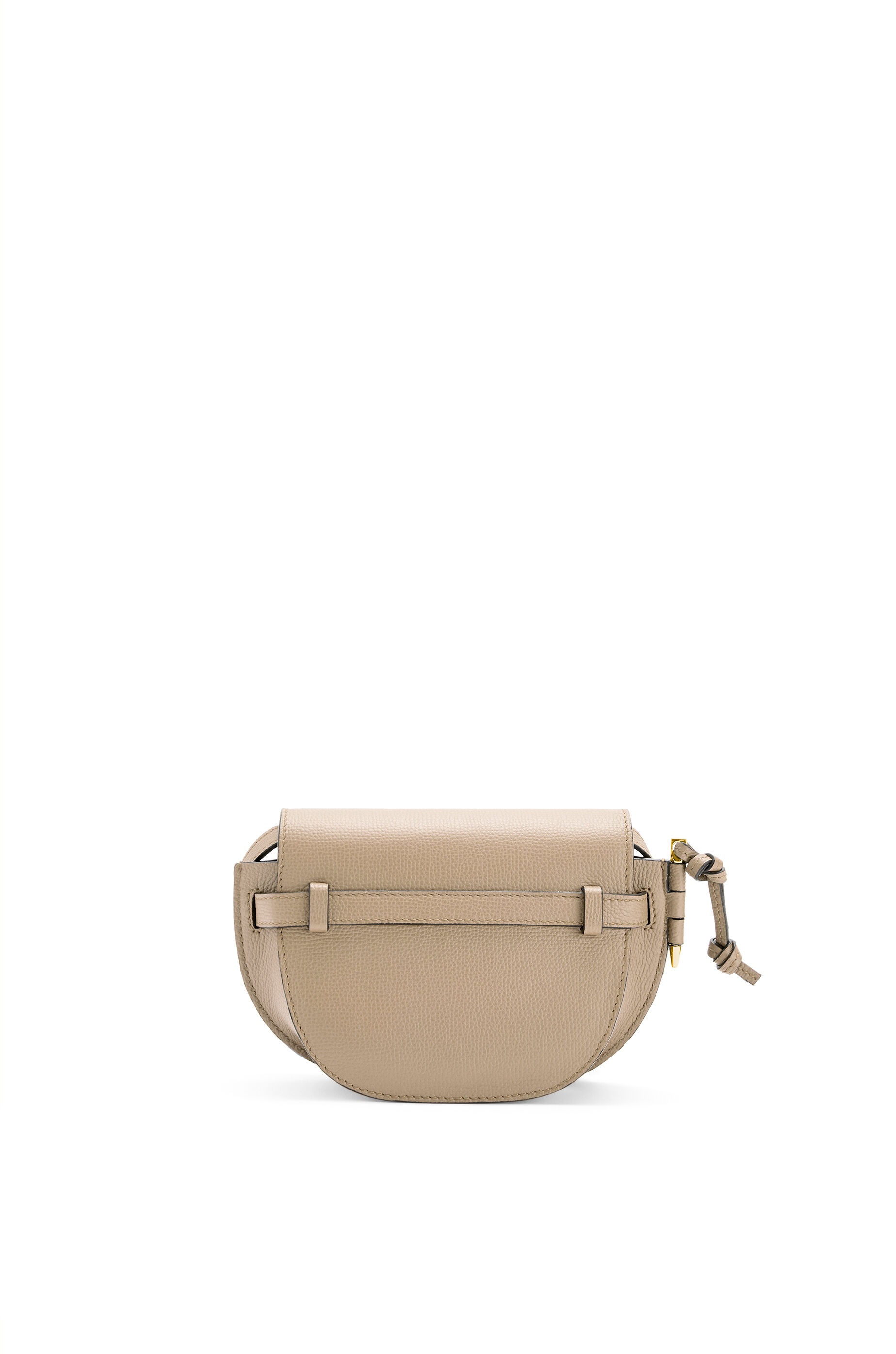 Mini Gate dual bag in pebble grain calfskin - 4