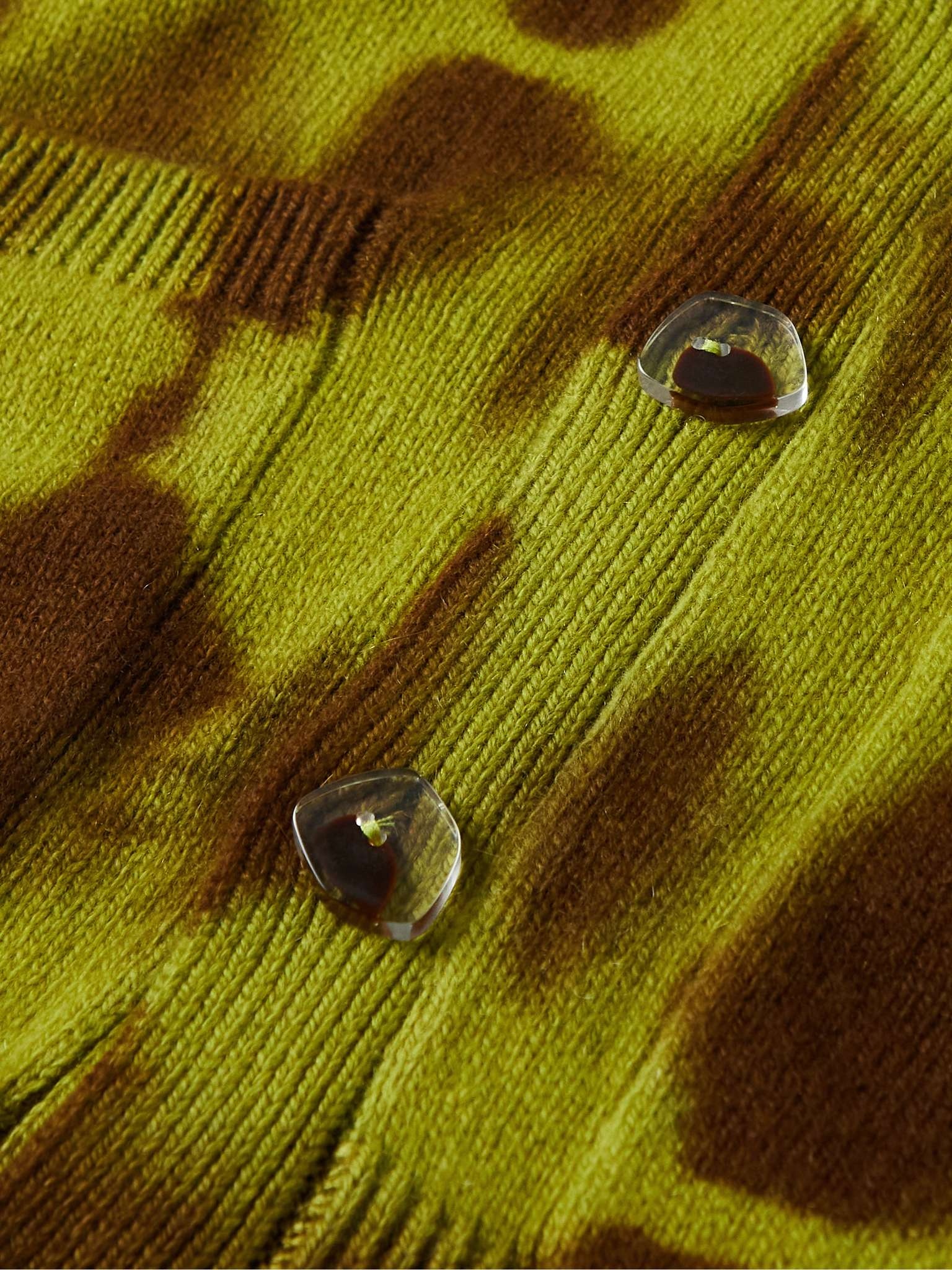 Vision Tie-Dyed Cashmere Cardigan - 3