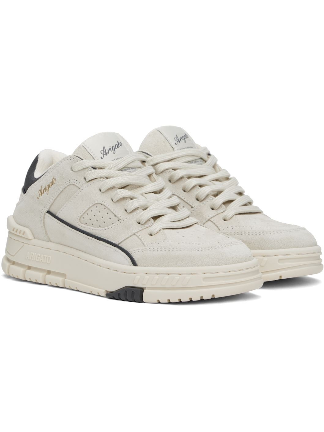 Off-White & Black Area Lo Sneakers - 4