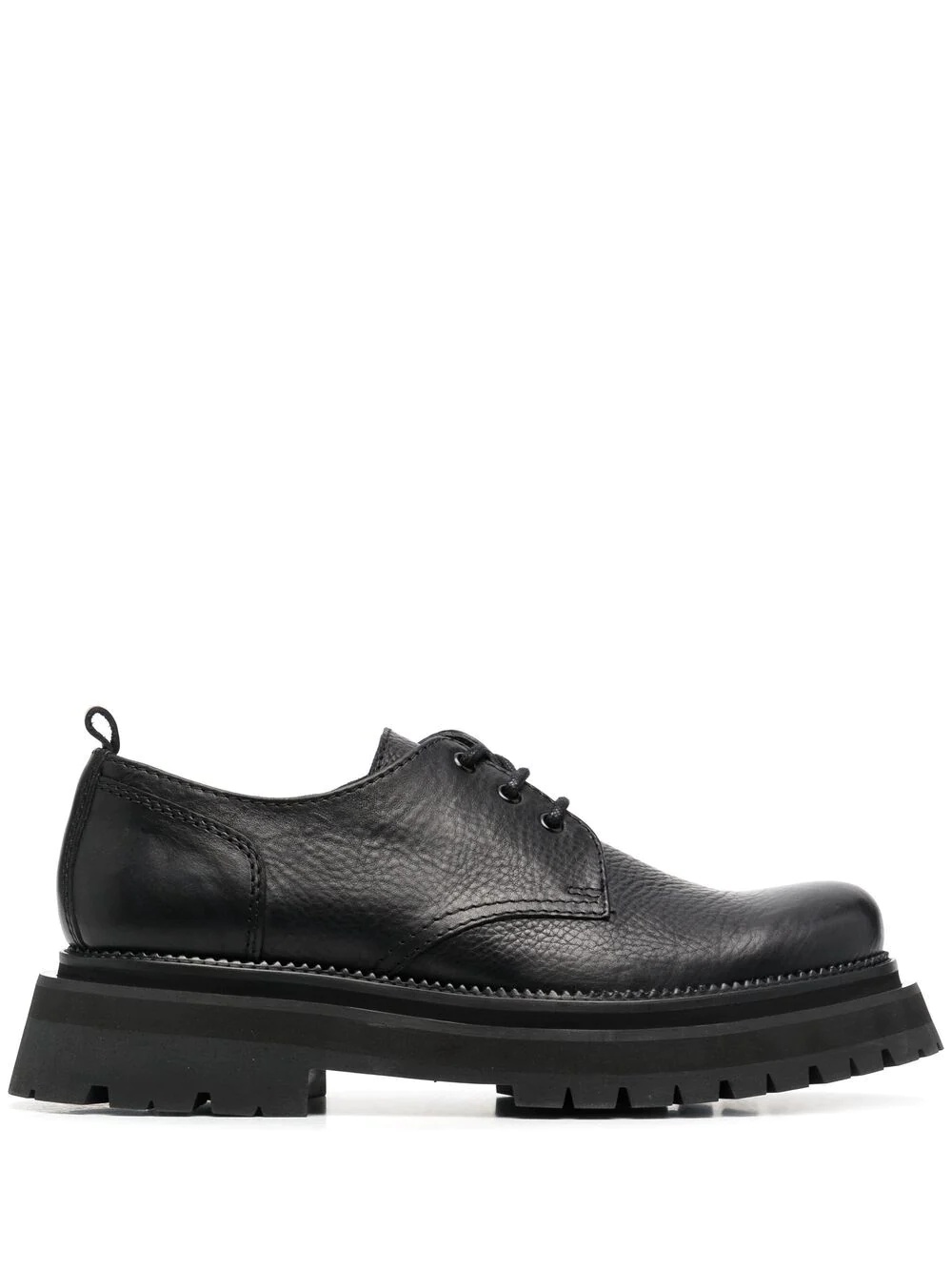 chunky-sole lace-up shoes - 1