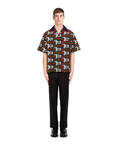 Prada Short-sleeved cotton shirt outlook