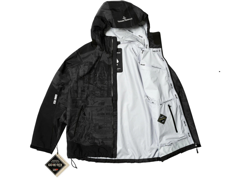 PALACE Palace x Vivienne Westwood GORE-TEX Jacket Mono Print outlook