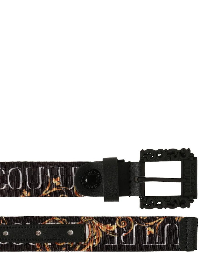 2.5CM BAROQUE PRINT WEBBING BELT 3