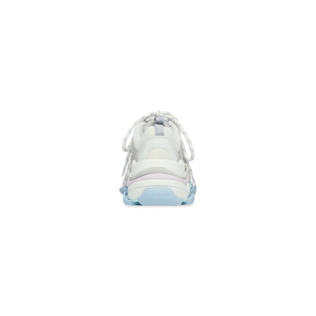 Women's Triple S Sneaker in White/blue - 3