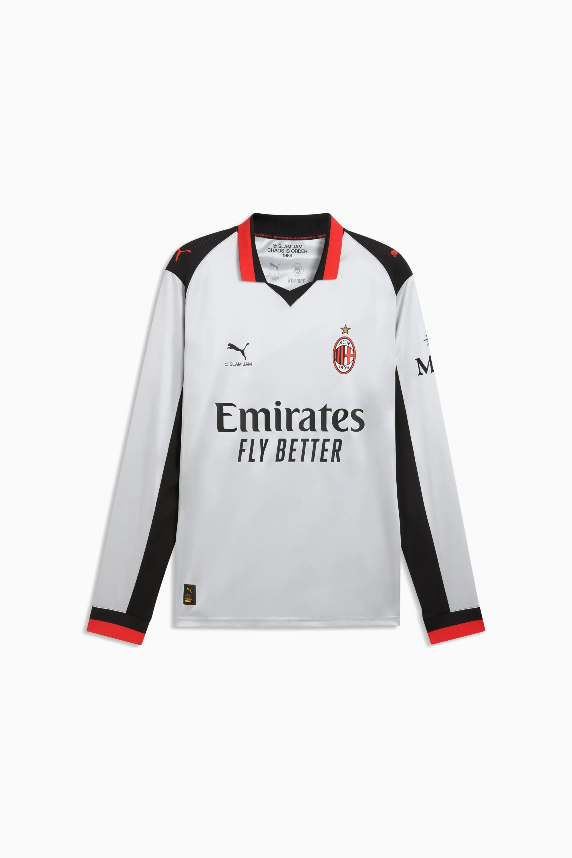 AC Milan x Slam Jam Men's Long Sleeve Jersey - 1