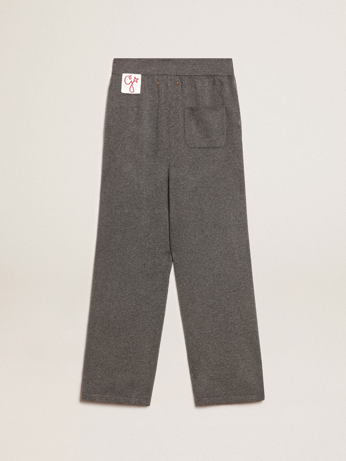 Gray cashmere blend women’s joggers - 6