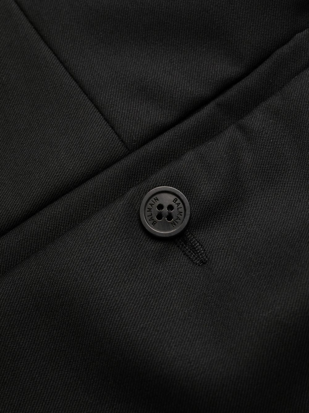 mid-rise straight-leg trousers - 6