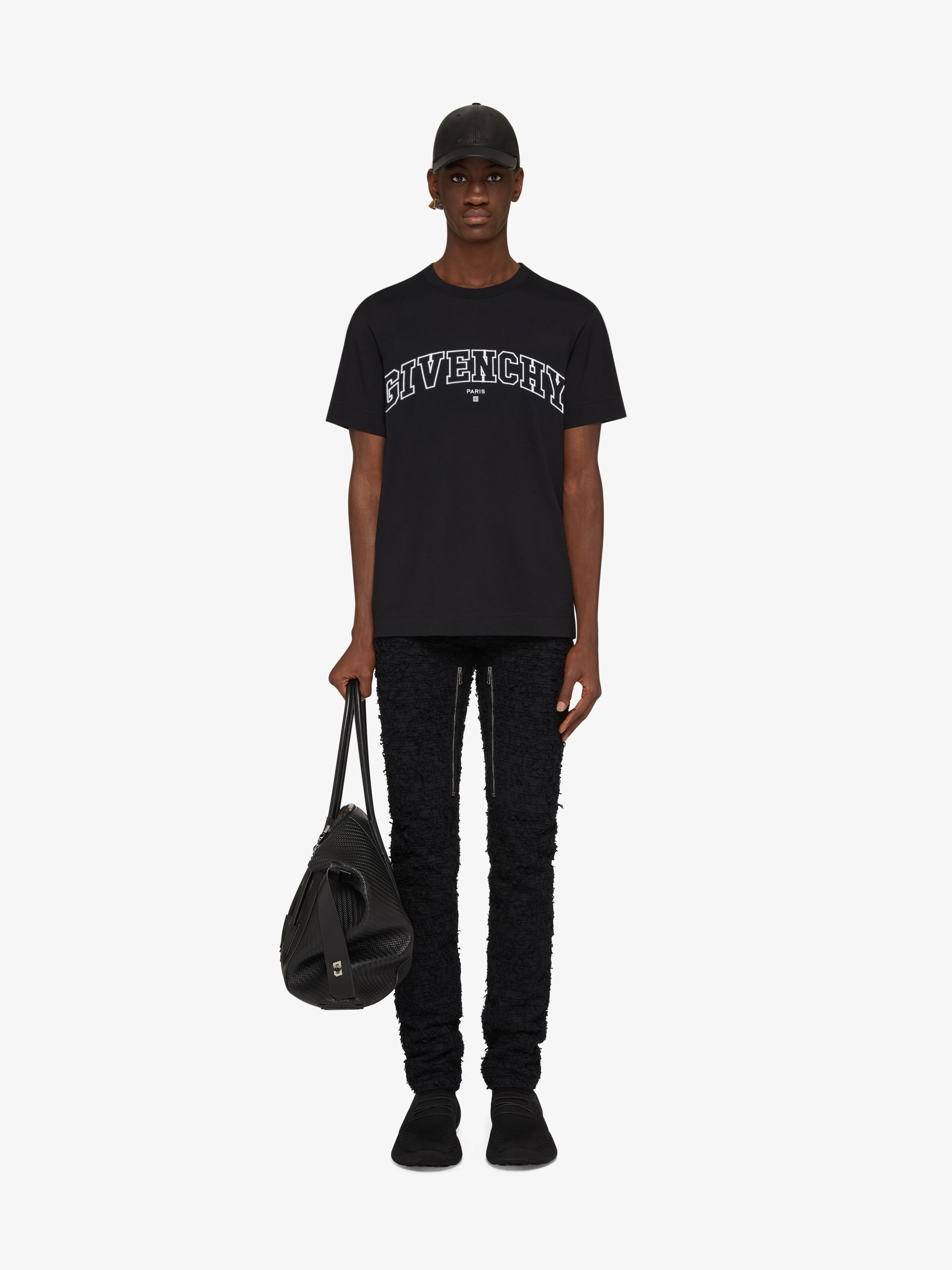 GIVENCHY COLLEGE T-SHIRT IN COTTON - 2