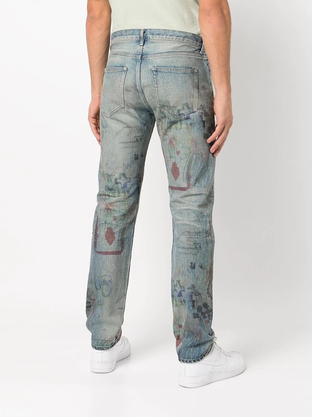 The Daze 2 scribble-print jeans - 4