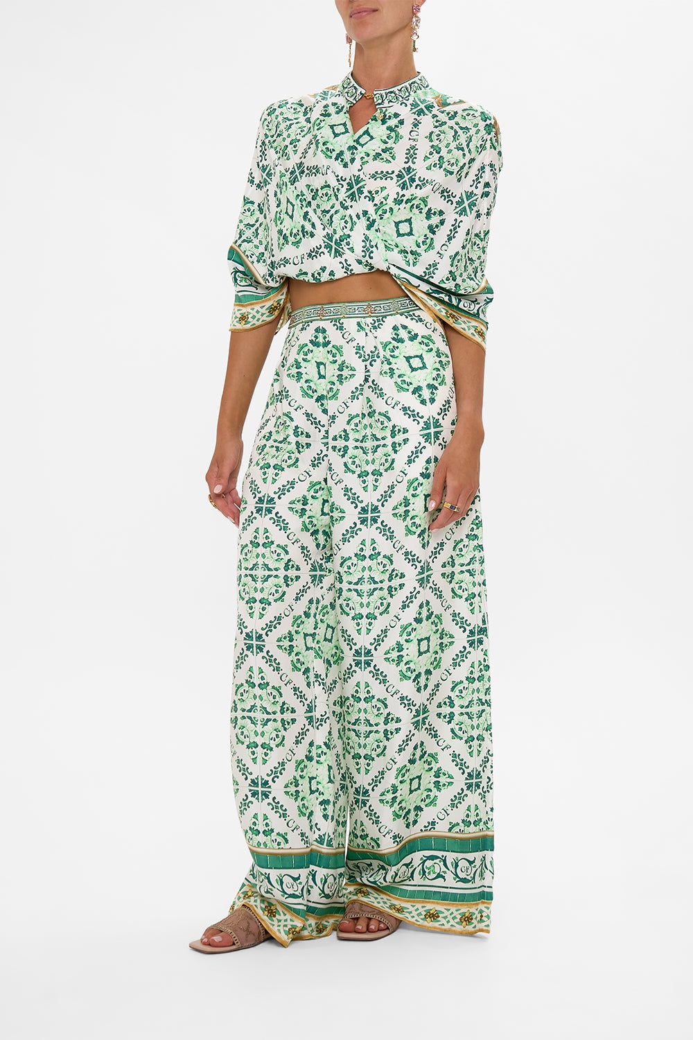 TUCK FRONT PANT - 4