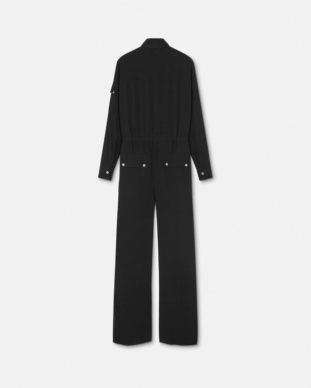 Silk Crêpe Lavallière Jumpsuit - 3