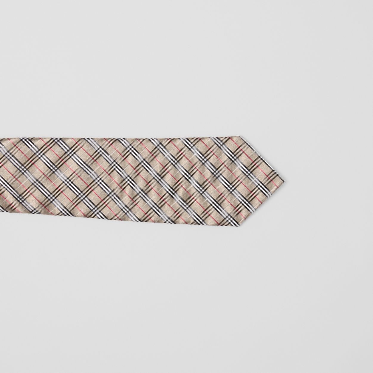 Classic Cut Microcheck Silk Jacquard Tie - 3