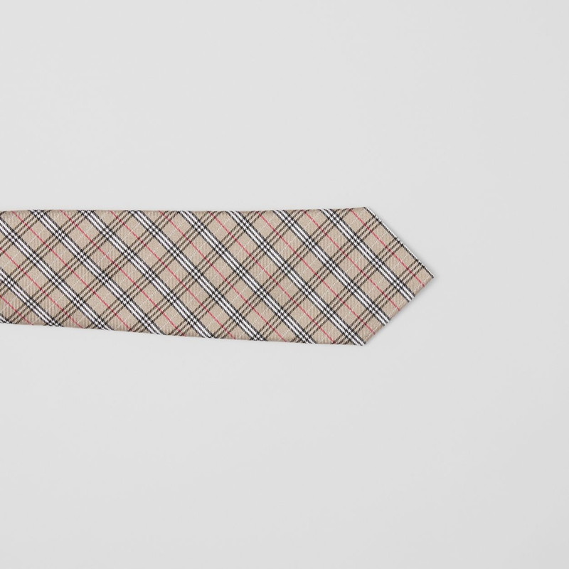 Classic Cut Microcheck Silk Jacquard Tie 3