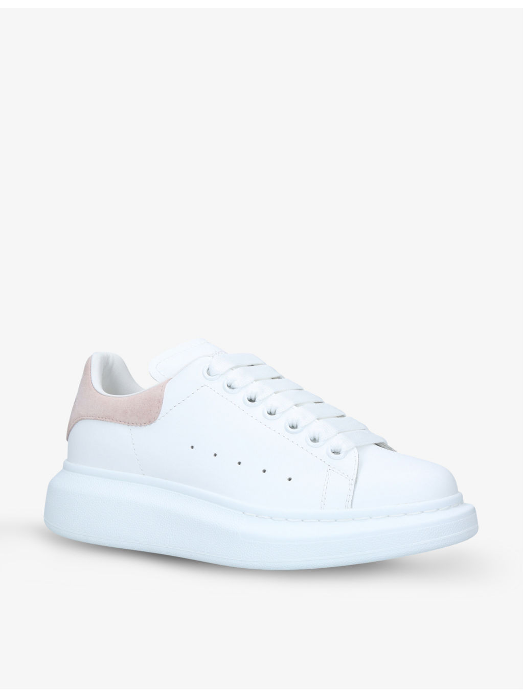 Women's Runway leather and suede platform trainers - 3
