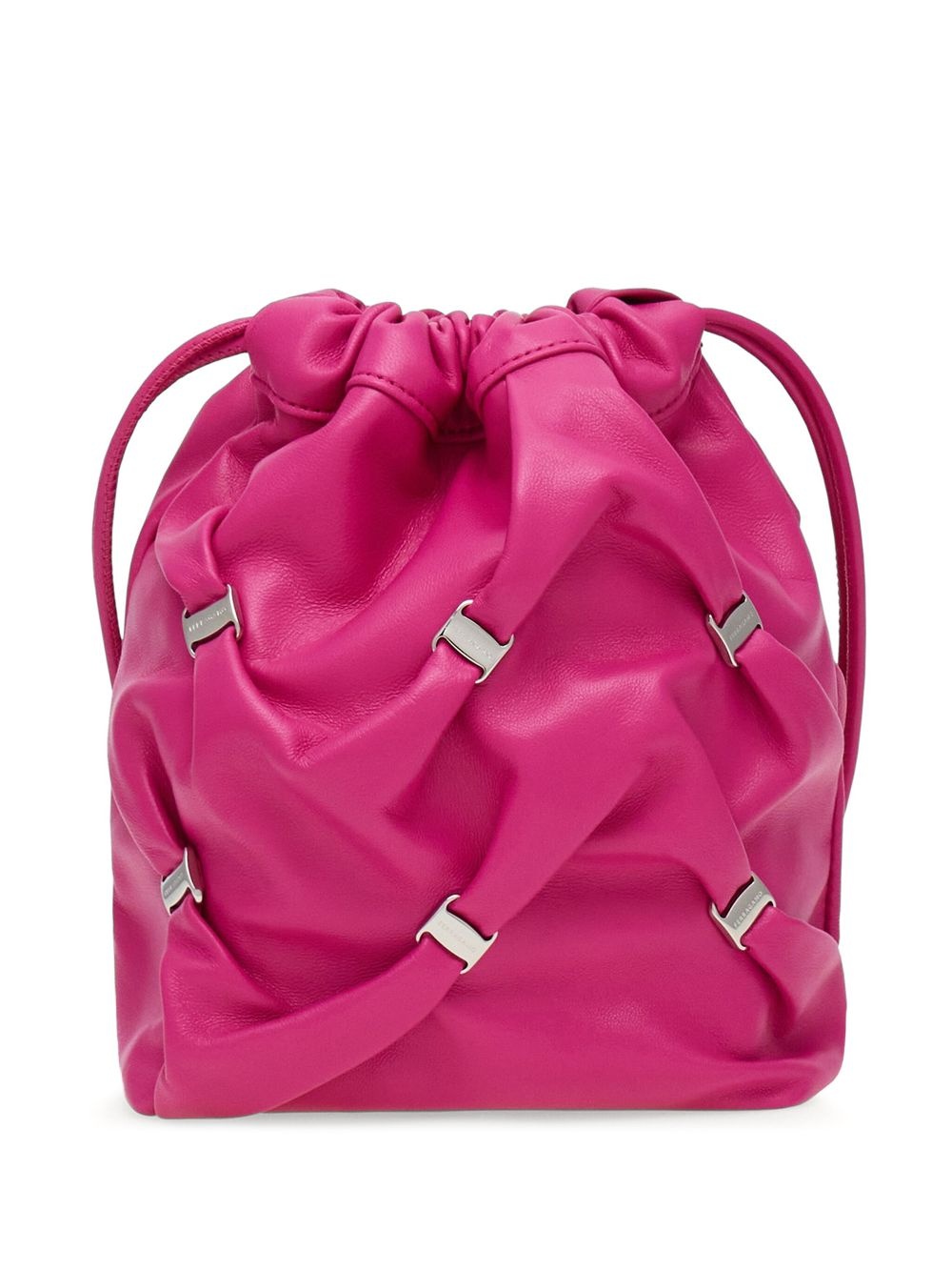 mini leather bucket bag - 2