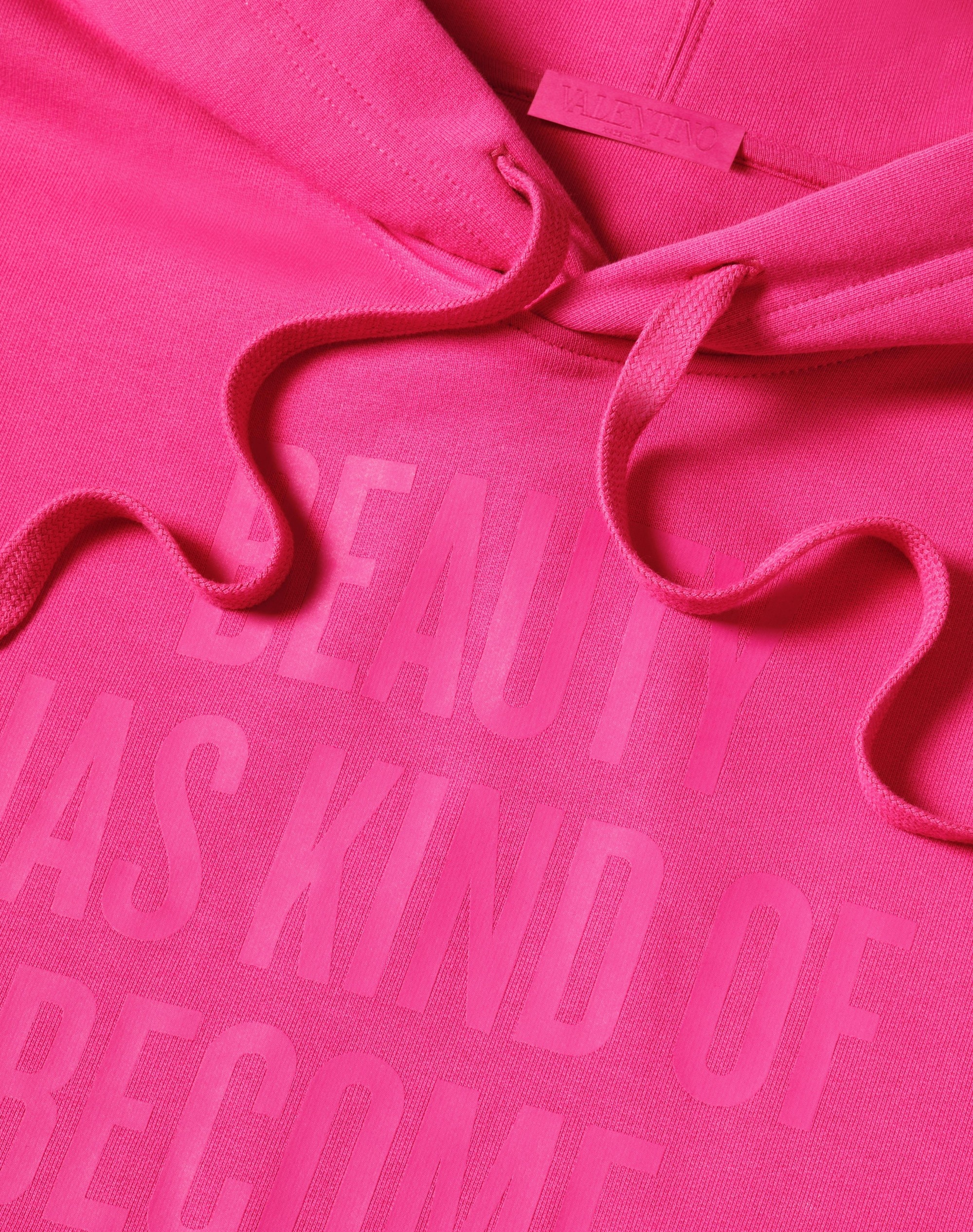 COTTON SWEATSHIRT « BEAUTY HAS KIND OF BECOME AN ACT OF REBELLION » PRINT BY DOUGLAS COUPLAND - 2