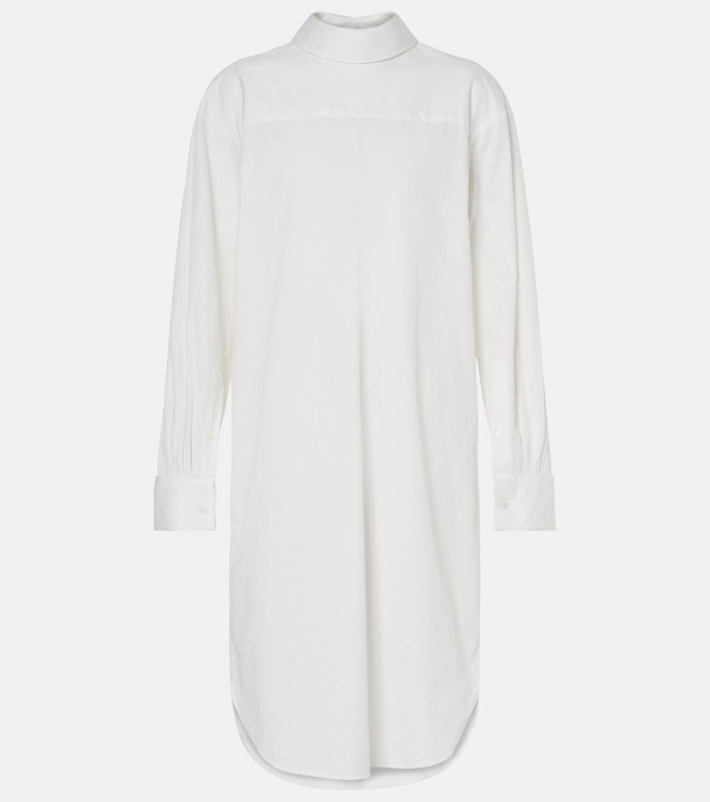 Cotton poplin minidress - 1
