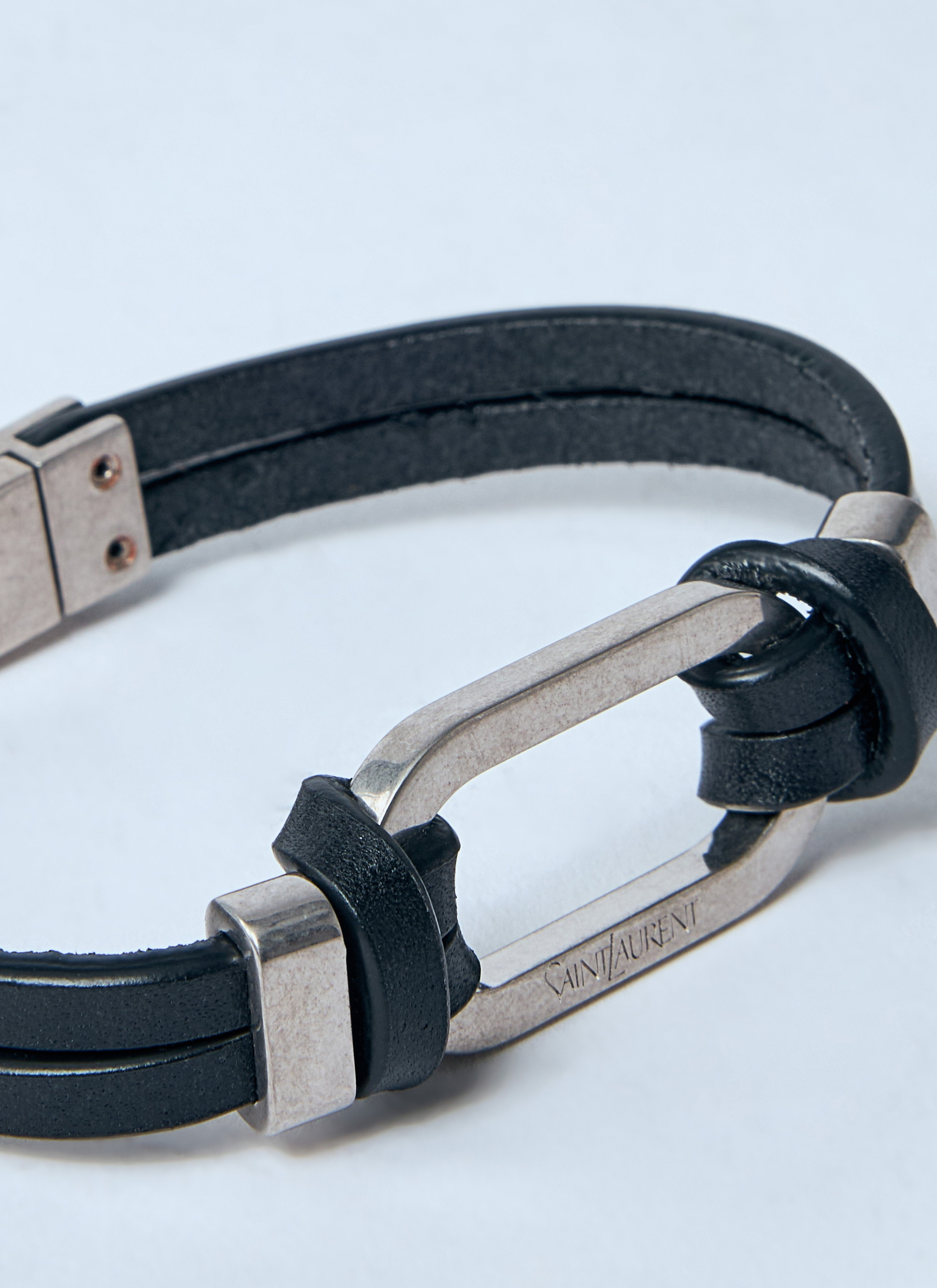 Saint Laurent Men Oval Ring Bracelet - 2