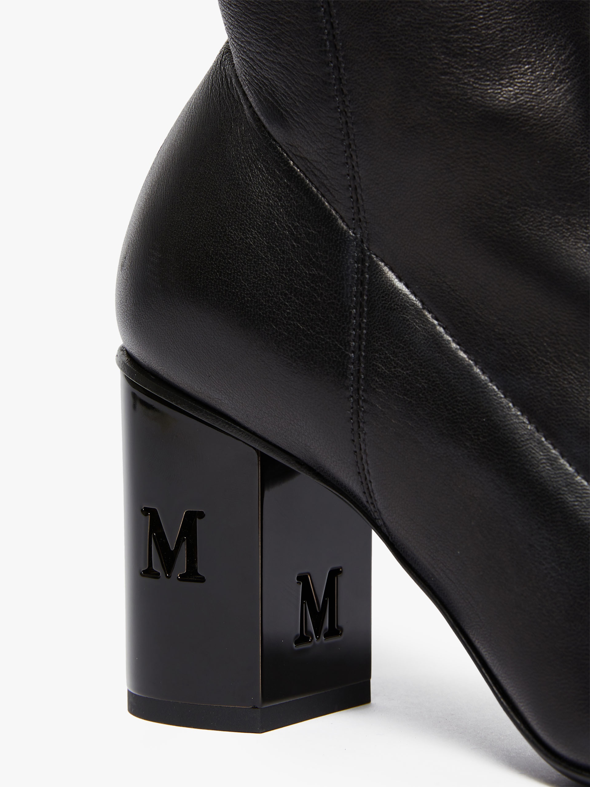 DAMIERBOOT Stretch nappa-leather thigh-high boots - 6